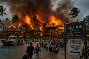 Caribbean Resort Fire