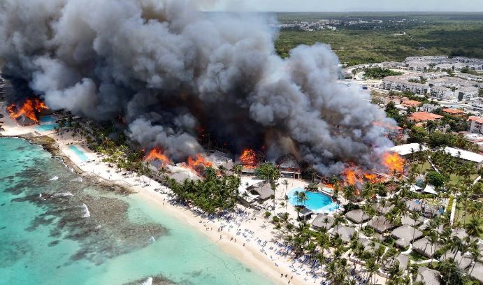 Caribbean Resort Fire