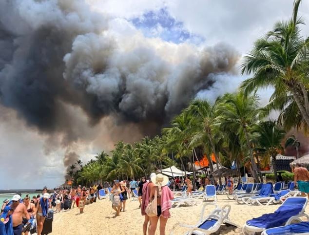 Caribbean Resort Fire
