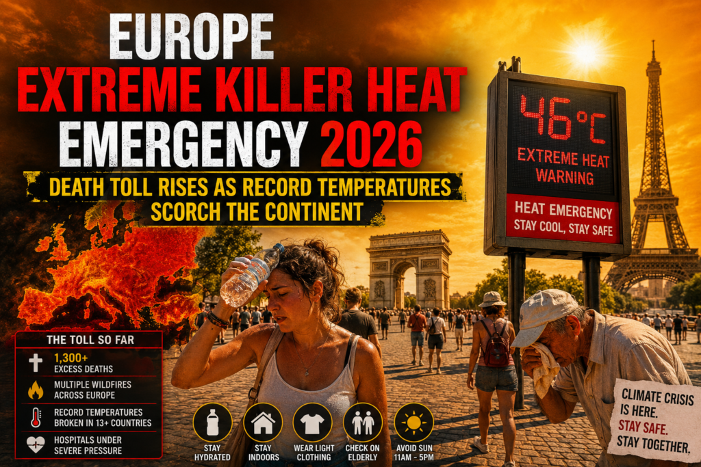 Europe Extreme Killer Heat Emergency 2026