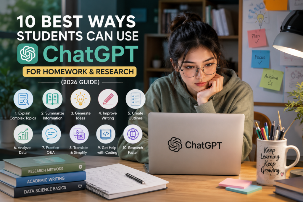 ChatGPT for Homework and Research