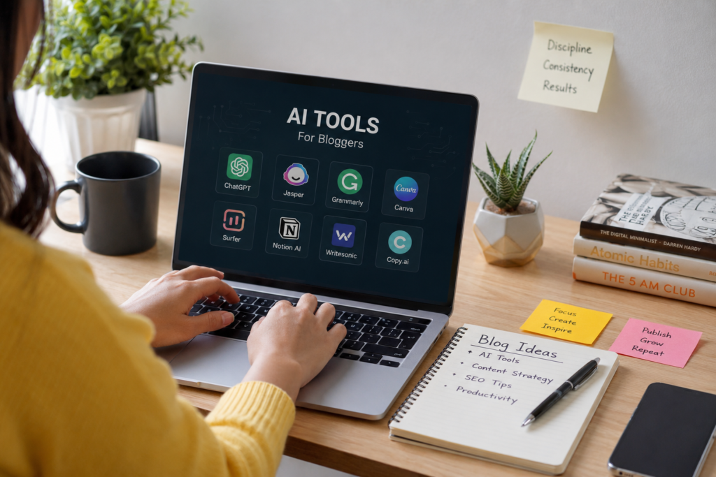 Best AI Tools for Bloggers to Increase Productivity