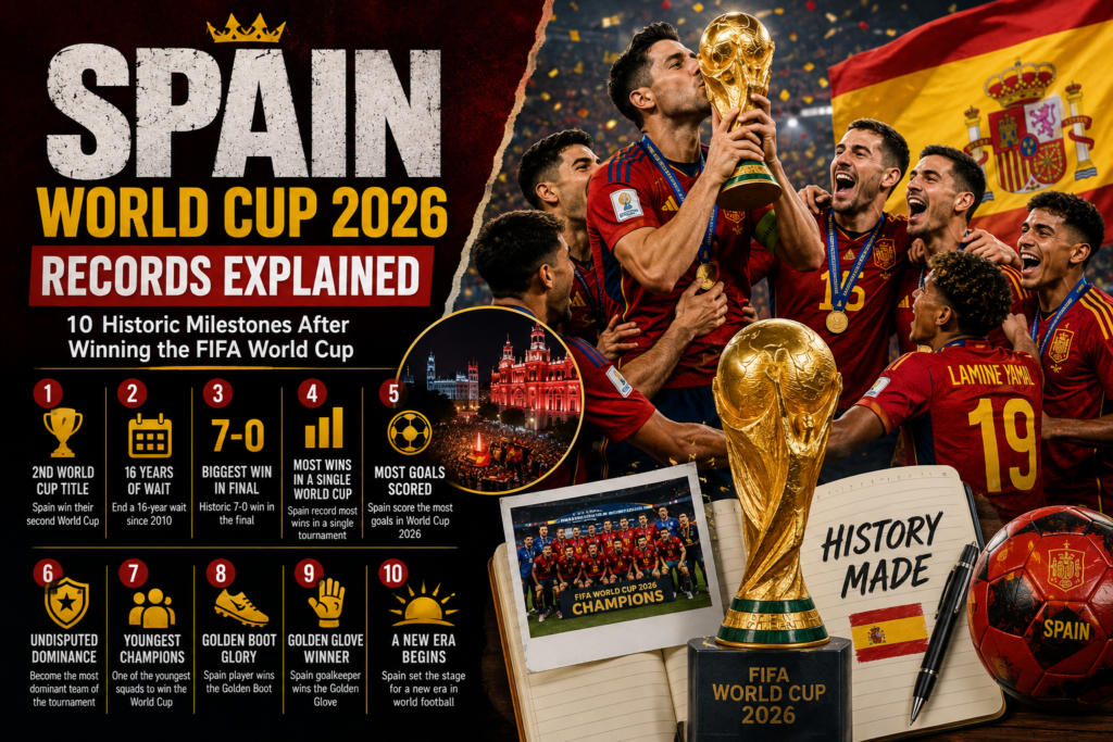 Spain World Cup 2026 Records Explained