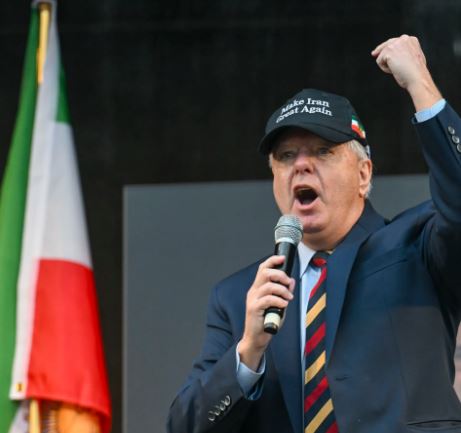 Lindsey Graham Iran Threat Poster