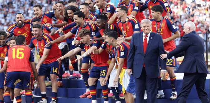 Donald Trump Go Viral After Spain Won the World Cup
