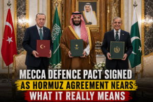 Mecca Defence Pact Signed as Hormuz Agreement Nears
