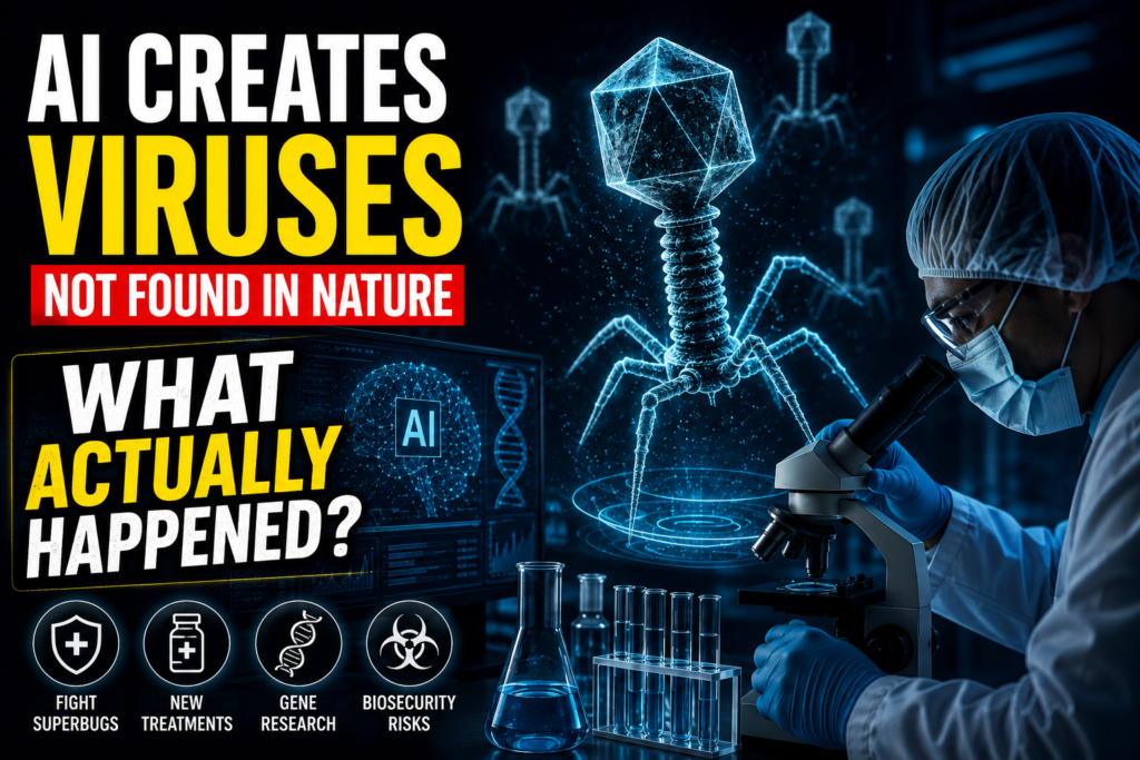 AI Creates Viruses Not Found in Nature