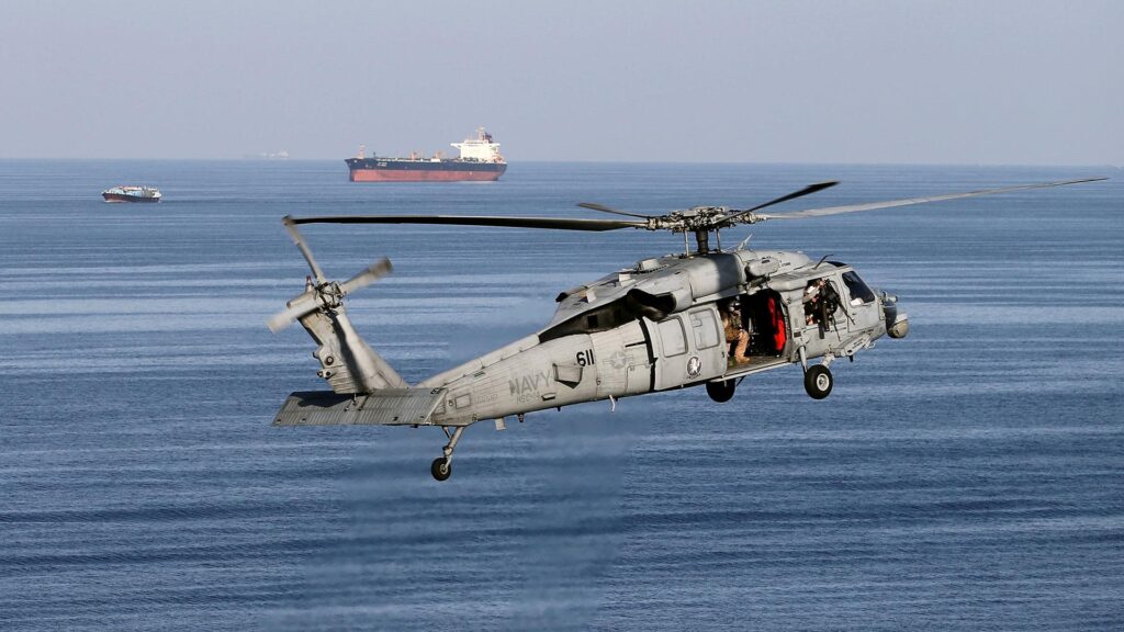 US Fires Missiles at Cargo Ship Near Iran