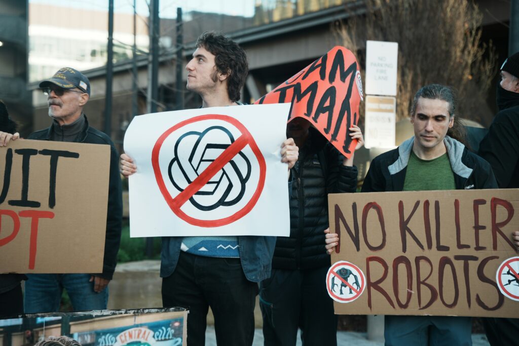 Protesting AI Companies in 2026